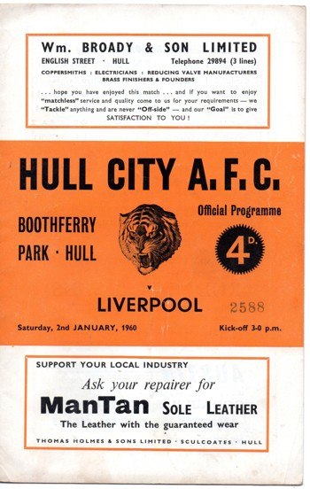Match programme
